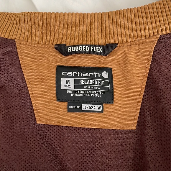 Brown Carhartt jacket women’s size medium - Picture 3 of 9